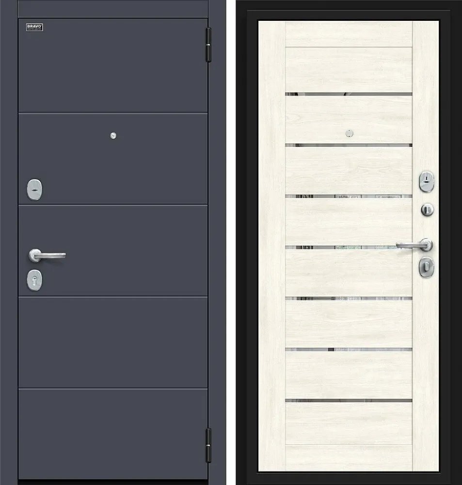 Фото Дверь Прайд Kale Graphite Pro/Nordic Oak BR4692